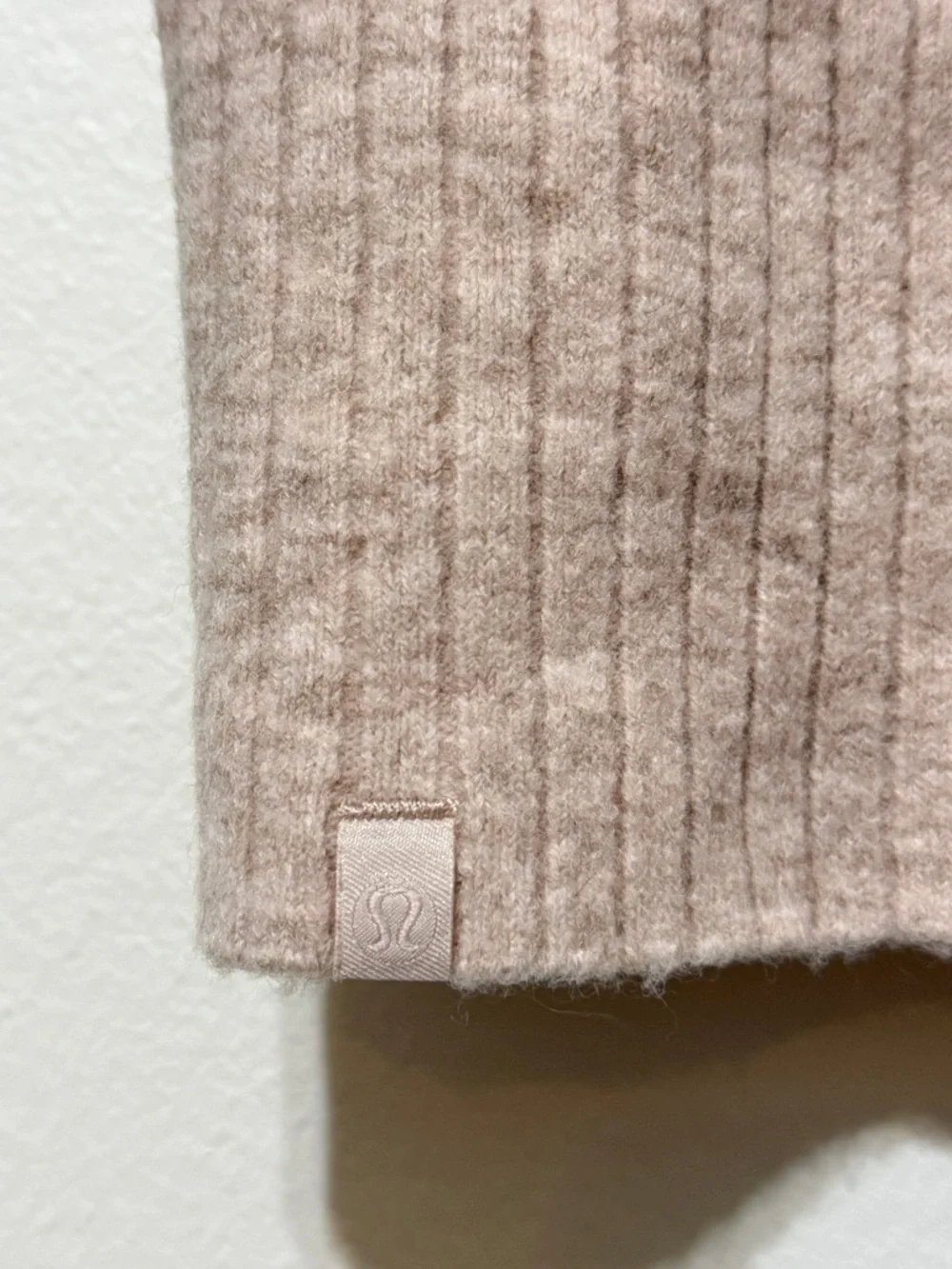 Lululemon Restful Intention Sweater Size Small Dress Pink Ribbed